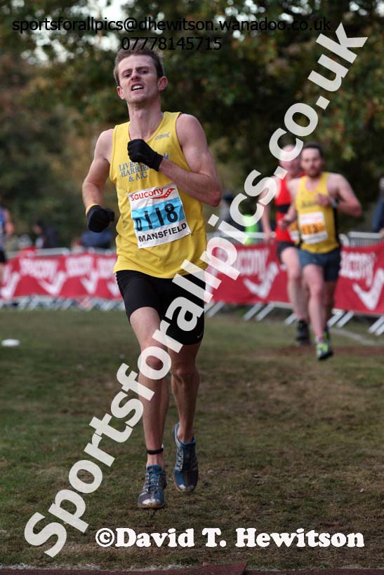 Senior men, 2016 National Cross Country Relays, Berry Hill Park, Mansfield. Photo: David T. Hewitson/Sports for All Pics